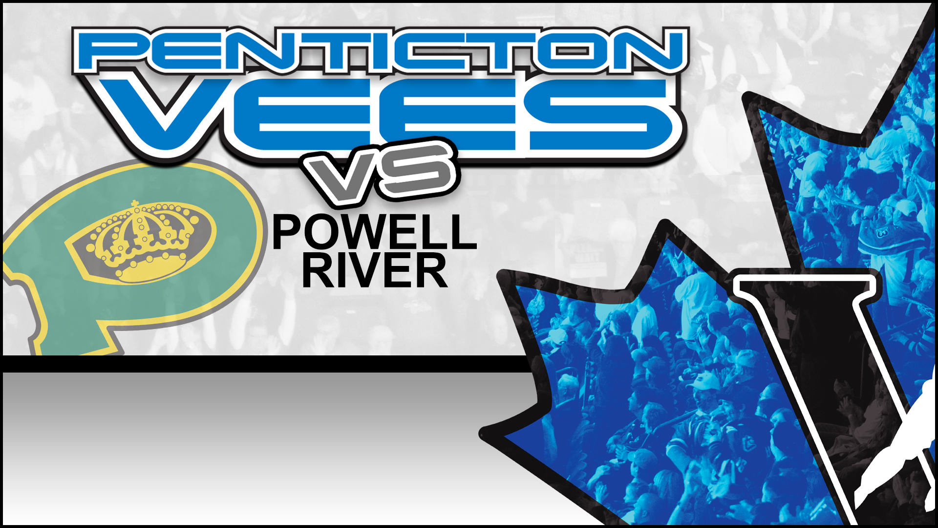 Penticton Vees versus the Powell River Kings at the South Okanagan Events Centre
