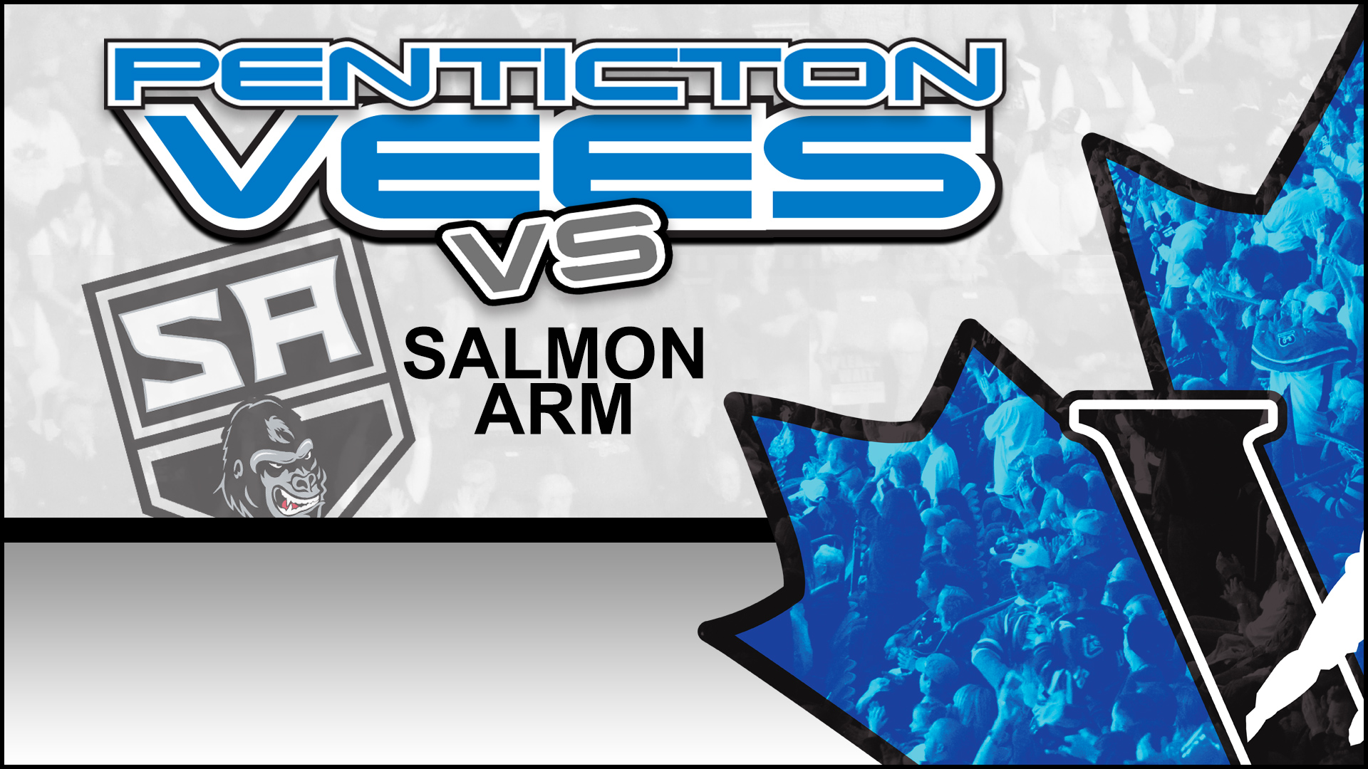 Penticton Vees versus Salmon Arm Silverbacks at the South Okanagan Events Centre in Penticton