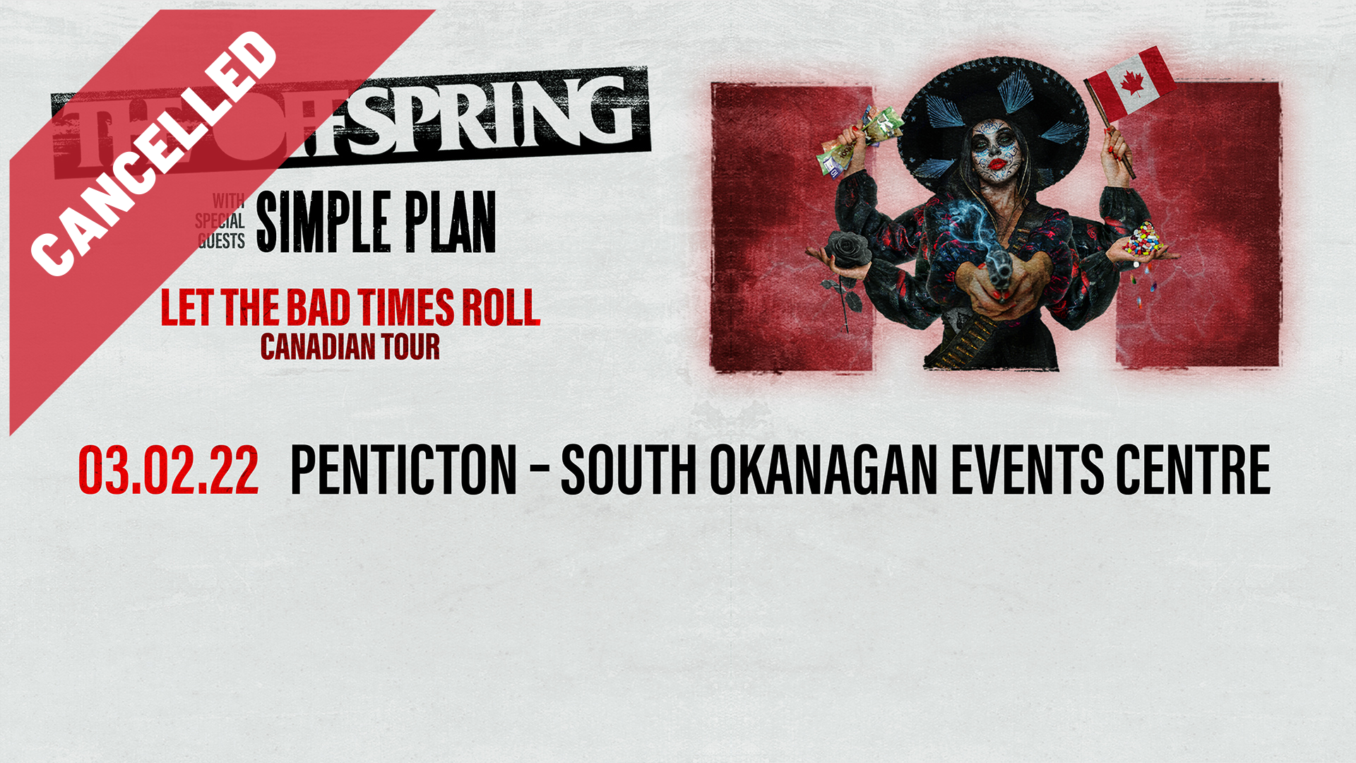 CANCELLED: The Offspring & Simple Plan | South Okanagan Events Centre