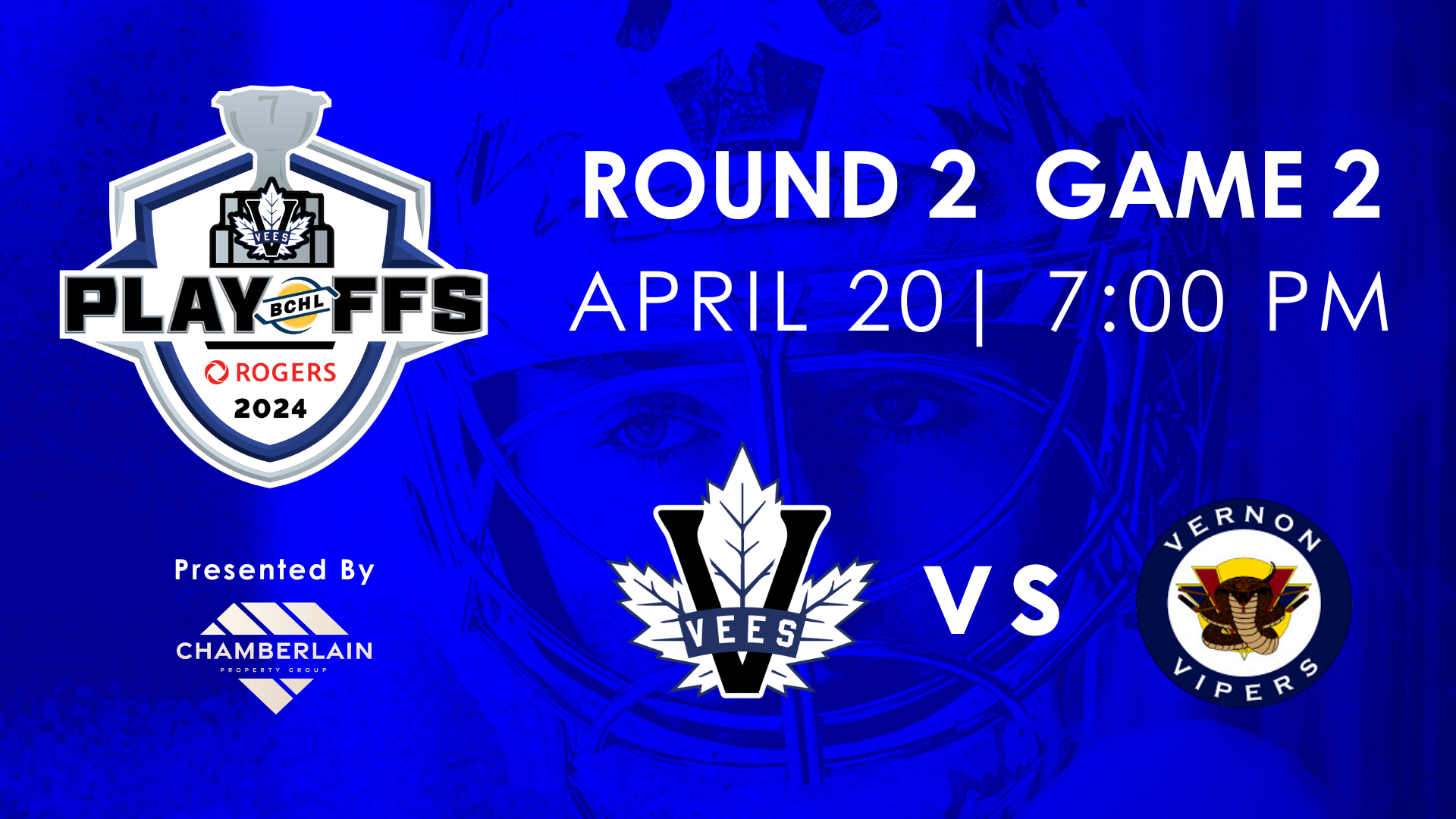 Playoffs Round 2 Game 2: Penticton Vees vs. Vernon Vipers