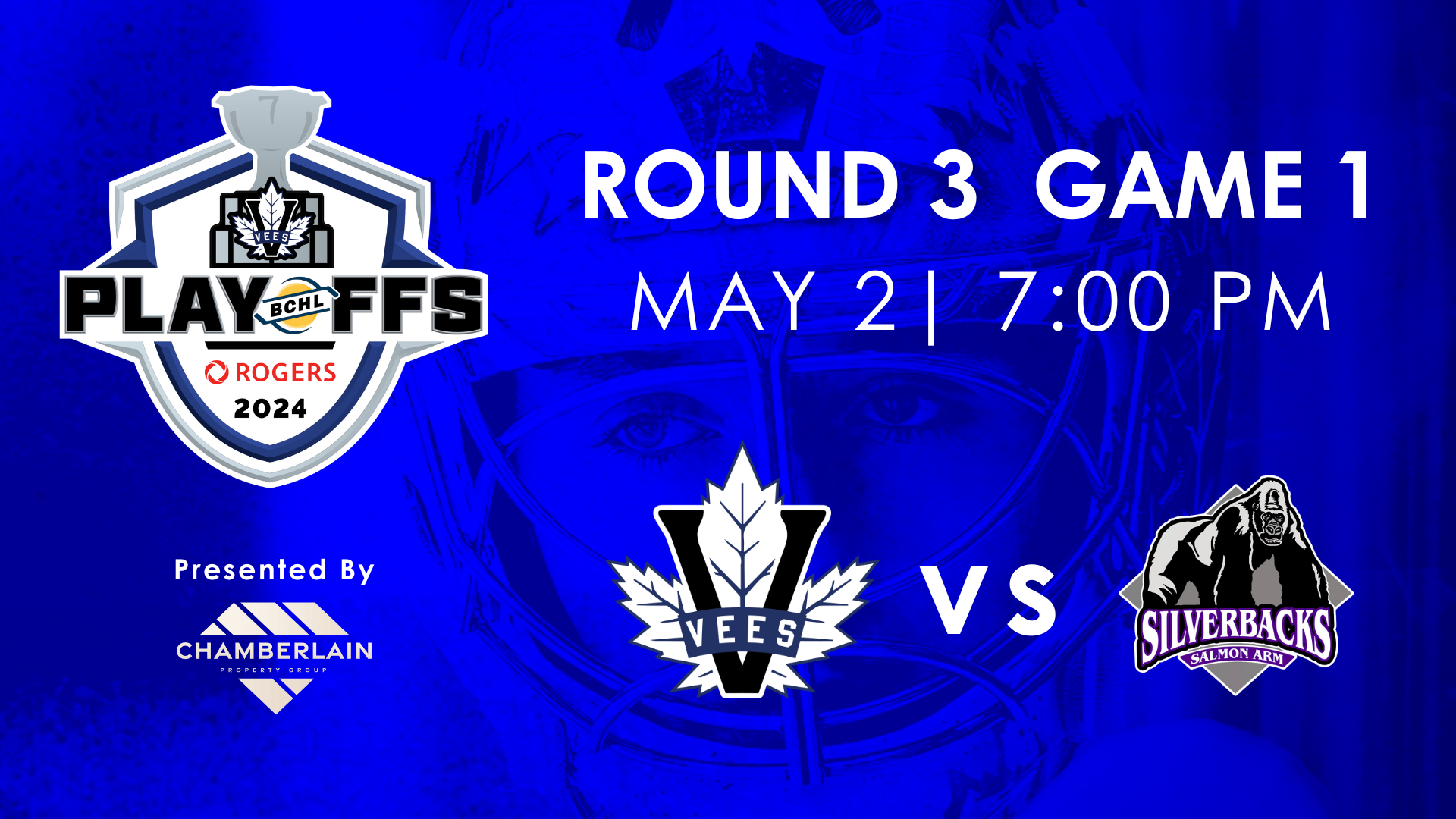 Playoffs Round 3 Game 1: Penticton Vees vs. Salmon Arm Silverbacks