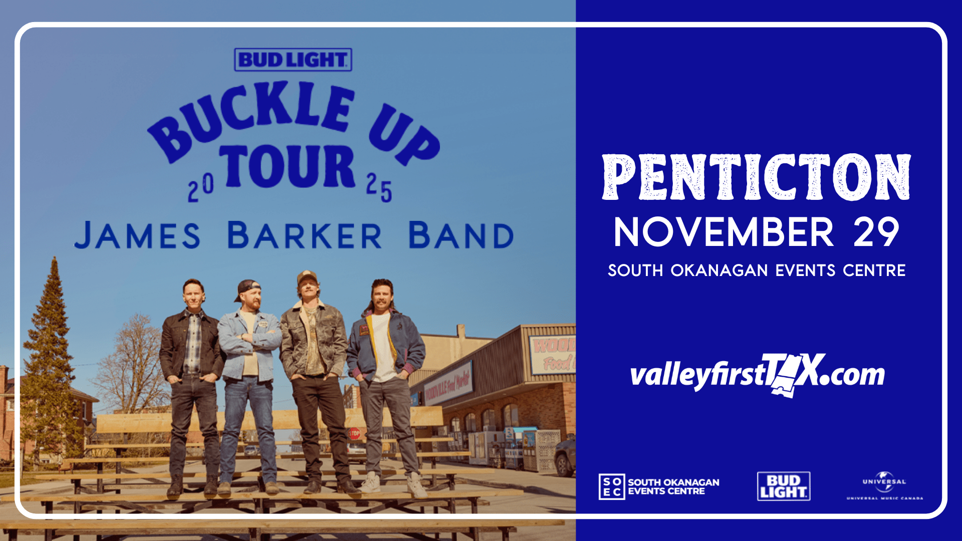 James Barker Band | Bud Light Buckle Up Tour