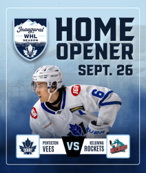 Penticton Vees Announce Inaugural WHL Home Opener